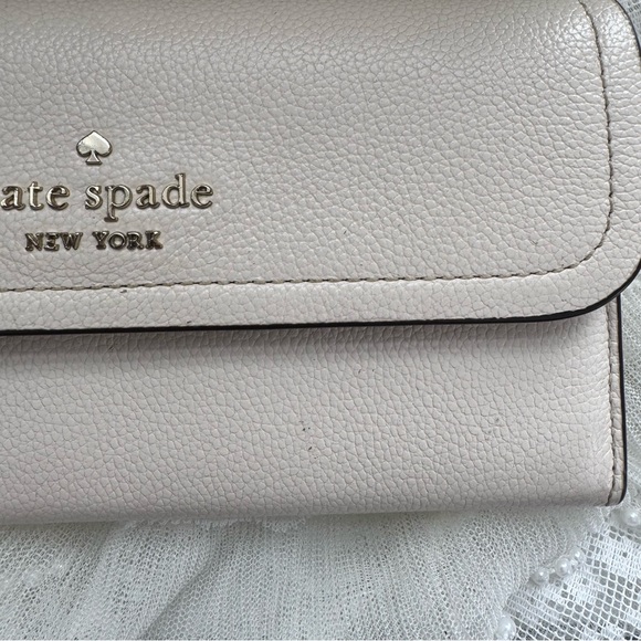 Kate Spade Bailey Textured Leather Shoulder Bag - Parchment White - Picture 7 of 9